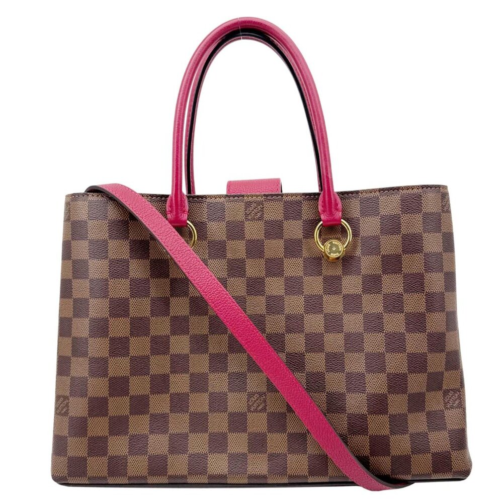 Louis Vuitton  LV Riverside Damier Ebene Tote Bag Brown - Picture 3 of 12